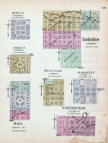 Brokenbow, Myrtle, Merna, Dale, West Union, Sargent, Westerville, Nebraska State Atlas 1885